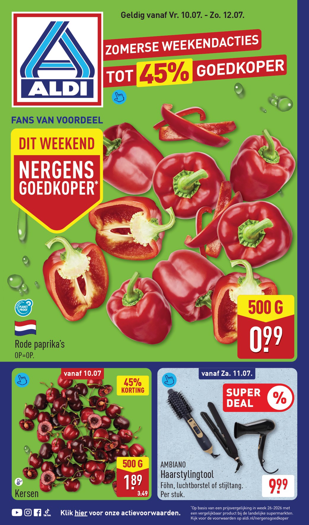 aldi - Huidige ALDI - Weekaanbieding folder geldig van vrijdag 10-07-2026 tot zondag 12-07-2026