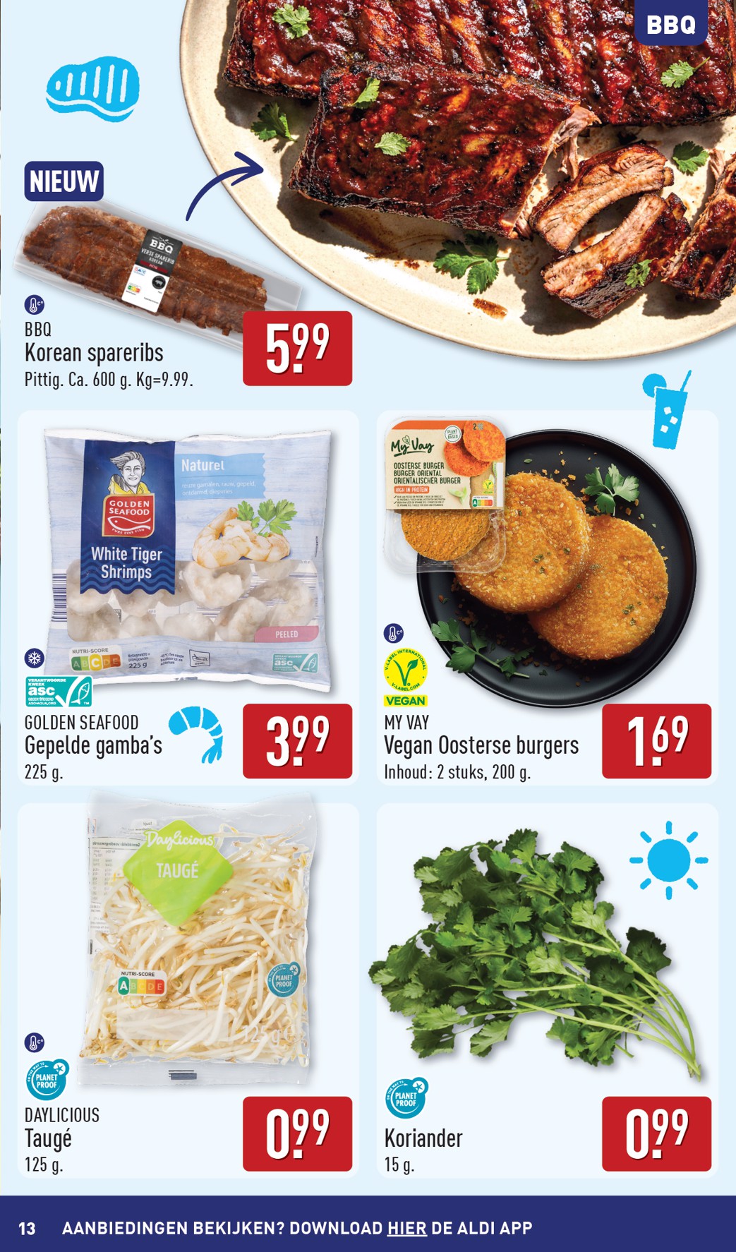 aldi - Huidige ALDI - Buiten eten special folder geldig van maandag 13-07-2026 tot zondag 19-07-2026 - page: 13