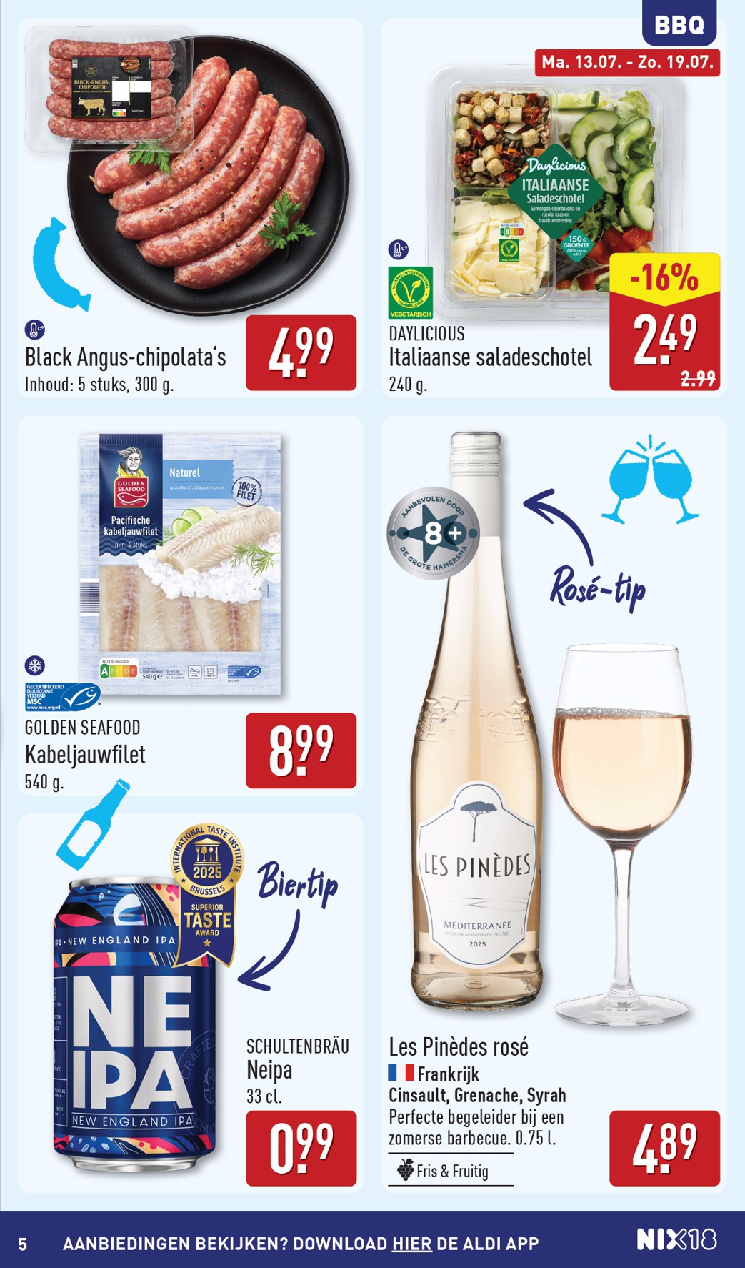 aldi - Huidige ALDI - Buiten eten special folder geldig van maandag 13-07-2026 tot zondag 19-07-2026 - page: 5