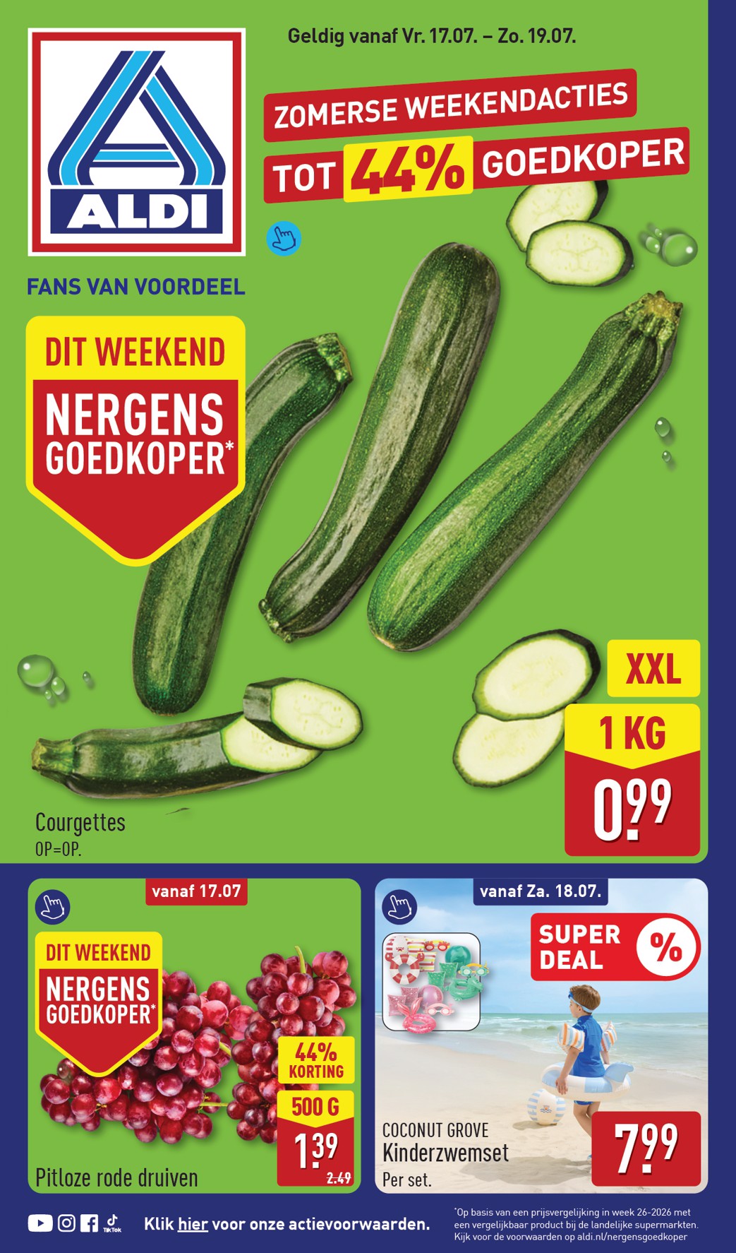aldi - Huidige ALDI - Weekendfolder folder geldig van vrijdag 17-07-2026 tot zondag 19-07-2026