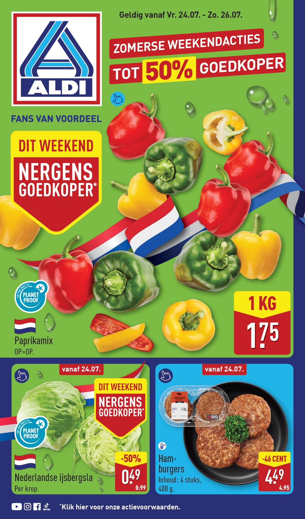 aldi - Huidige ALDI - Weekend folder geldig van vrijdag 24-07-2026 tot zondag 26-07-2026