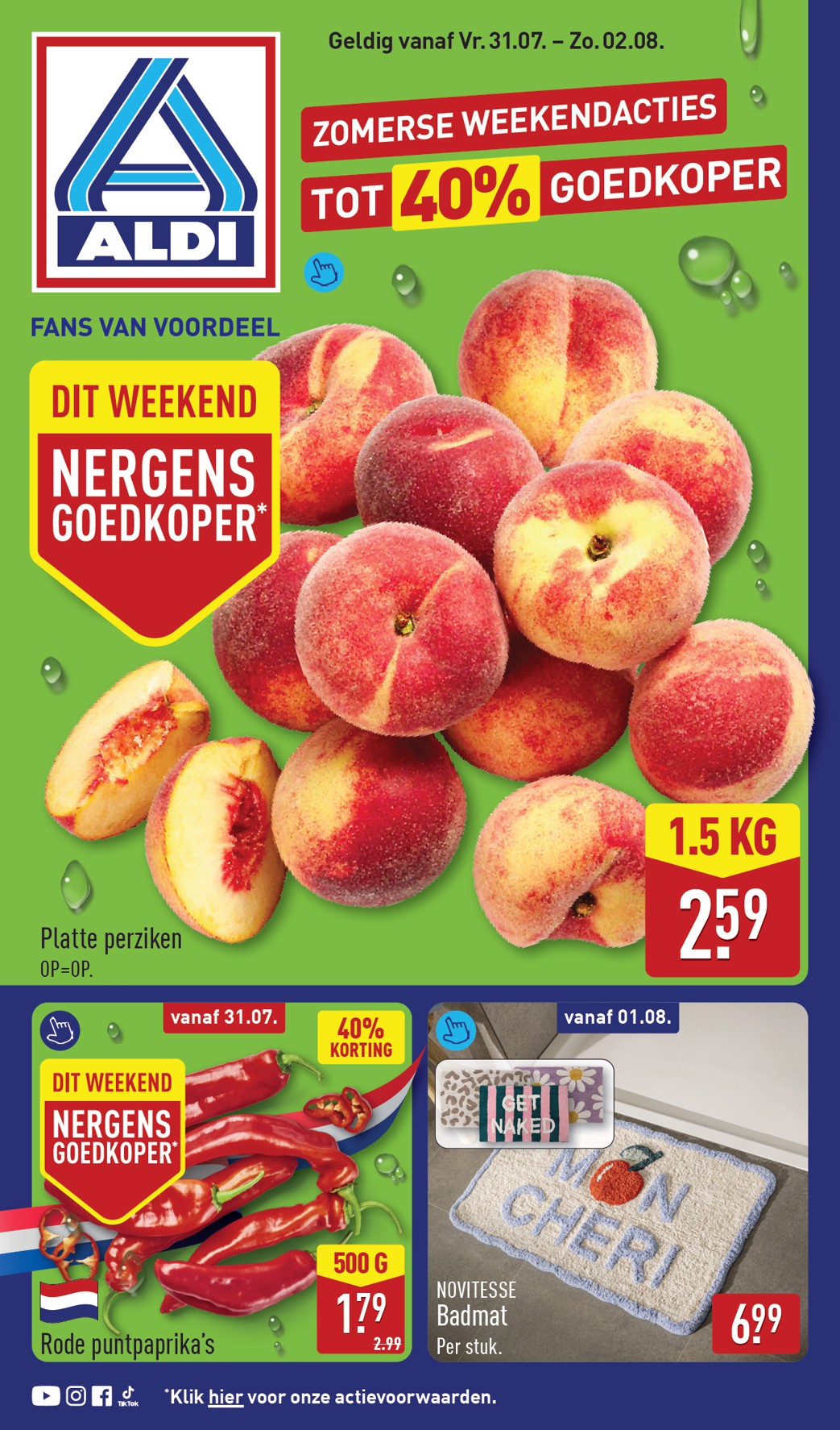 aldi - Huidige ALDI - Weekend folder geldig van vrijdag 31-07-2026 tot zondag 02-08-2026
