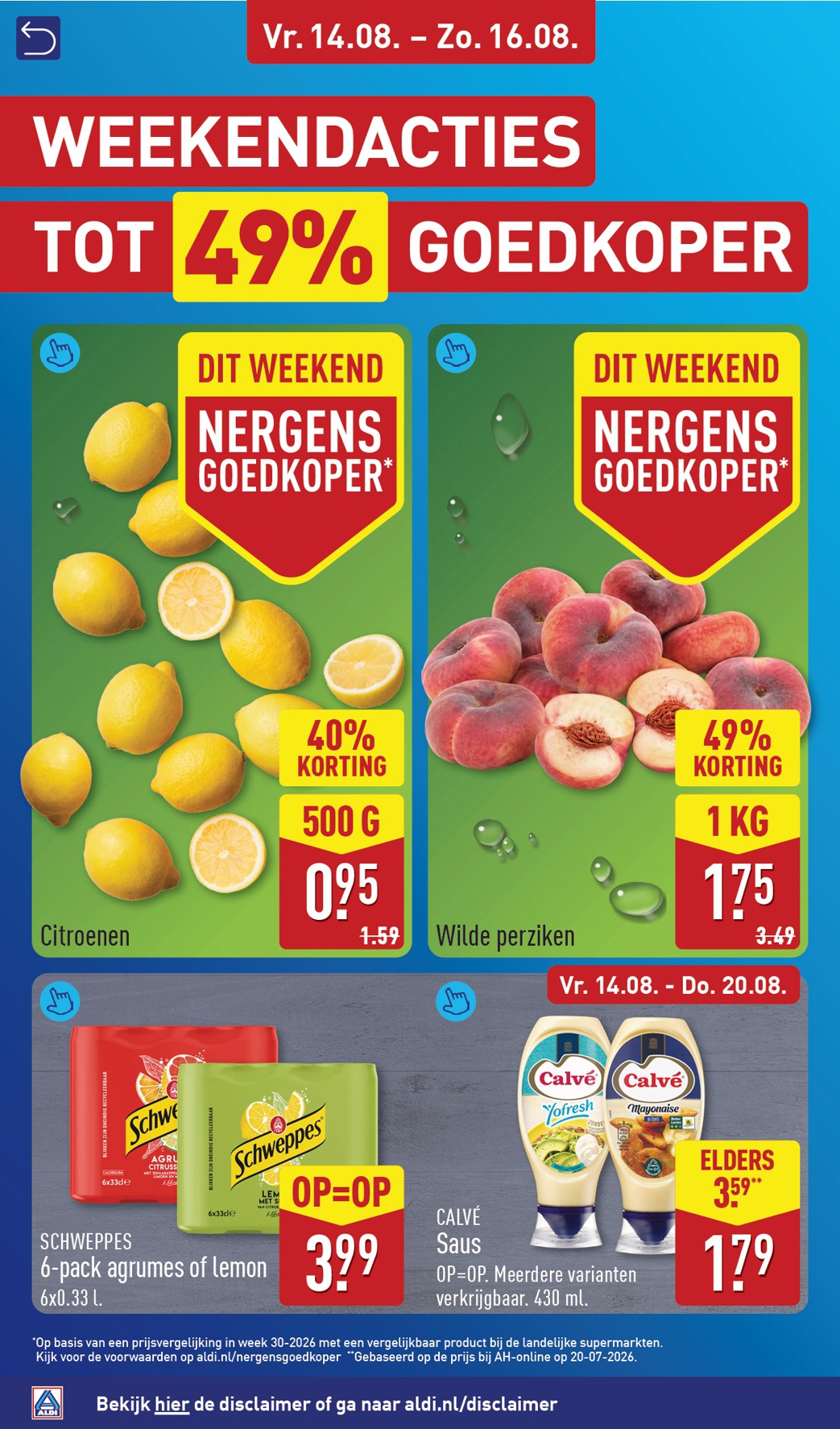 aldi - ALDI folder voor volgende week van maandag 10-08-2026 tot zondag 16-08-2026 - page: 58