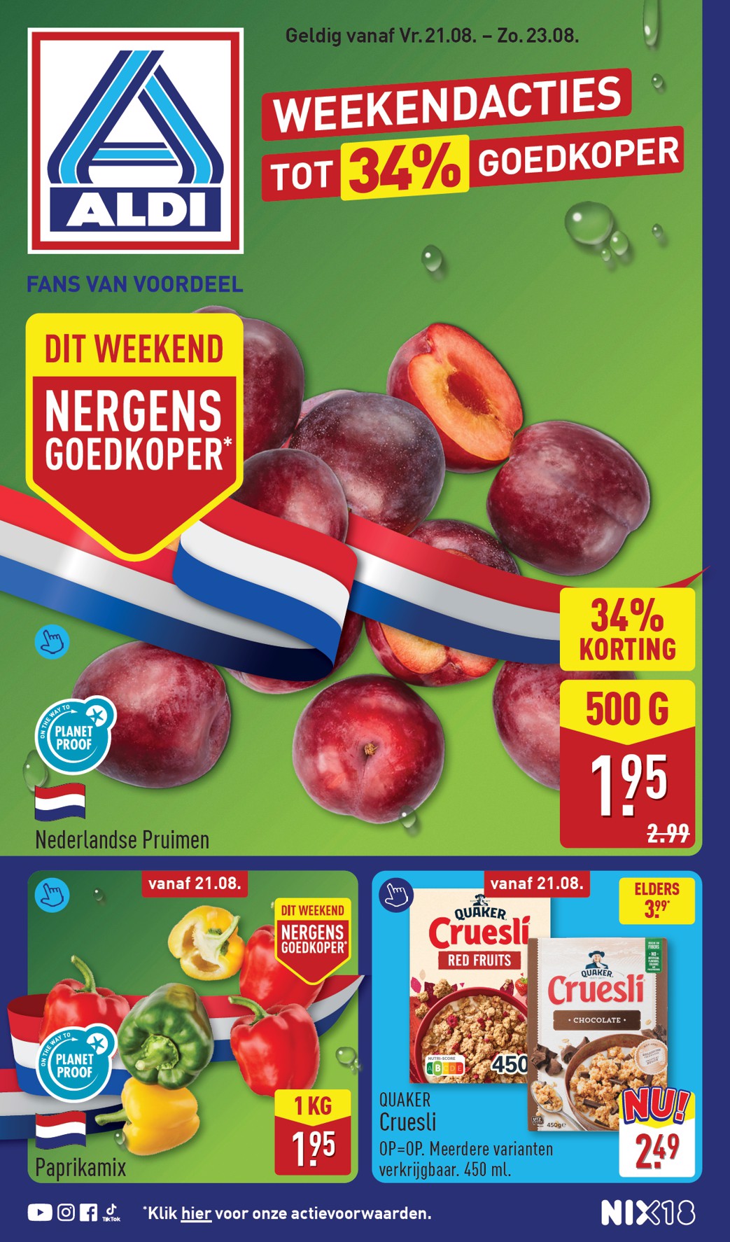 aldi - Huidige ALDI - Weekendfolder folder geldig van donderdag 20-08-2026 tot zondag 23-08-2026 - page: 1