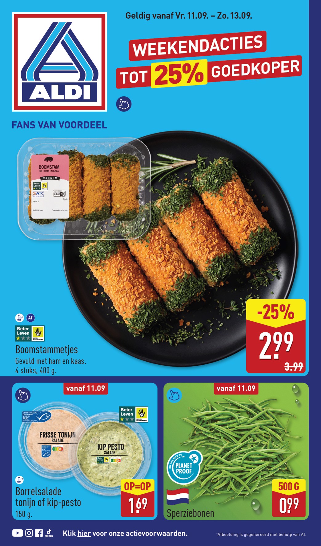 aldi - Huidige ALDI - Weekend folder geldig van vrijdag 11-09-2026 tot zondag 13-09-2026