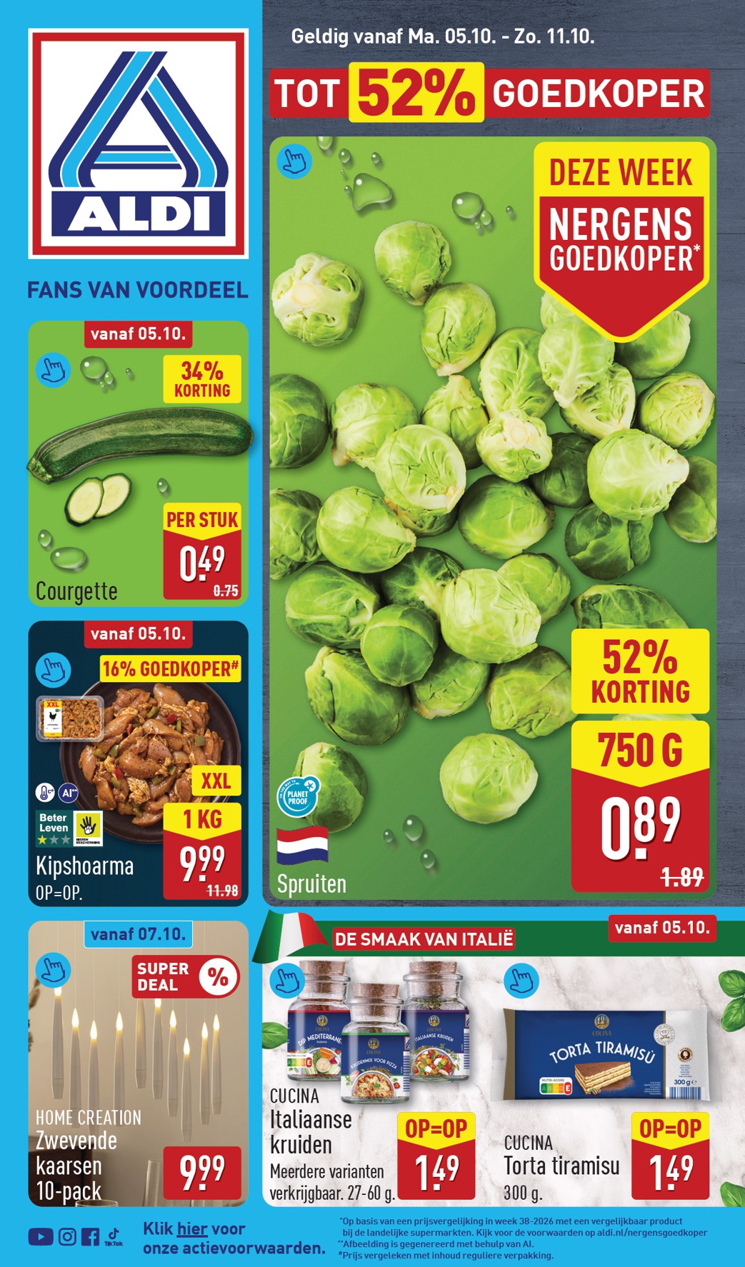 aldi - ALDI folder voor volgende week van maandag 05-10-2026 tot zondag 11-10-2026
