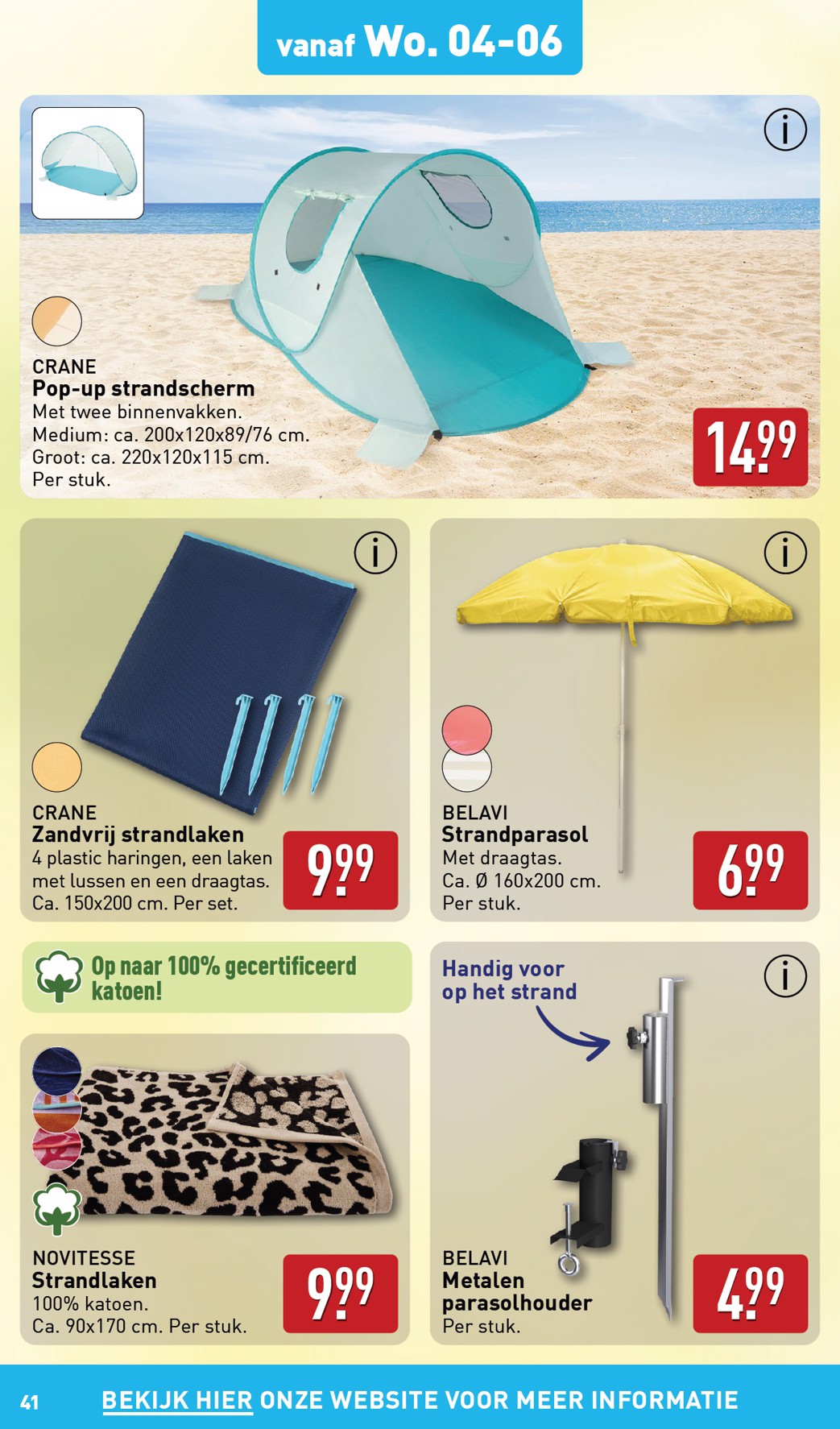 aldi - ALDI folder geldig vanaf 02-06 t/m 09-06 - page: 41 aldi - ALDI folder geldig vanaf 02-06 t/m 09-06 - page: 41