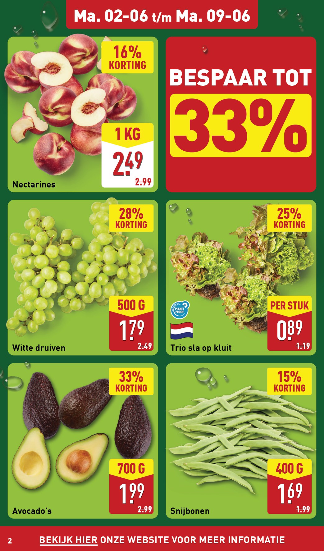 aldi - ALDI folder geldig vanaf 02-06 t/m 09-06 - page: 2 aldi - ALDI folder geldig vanaf 02-06 t/m 09-06 - page: 2