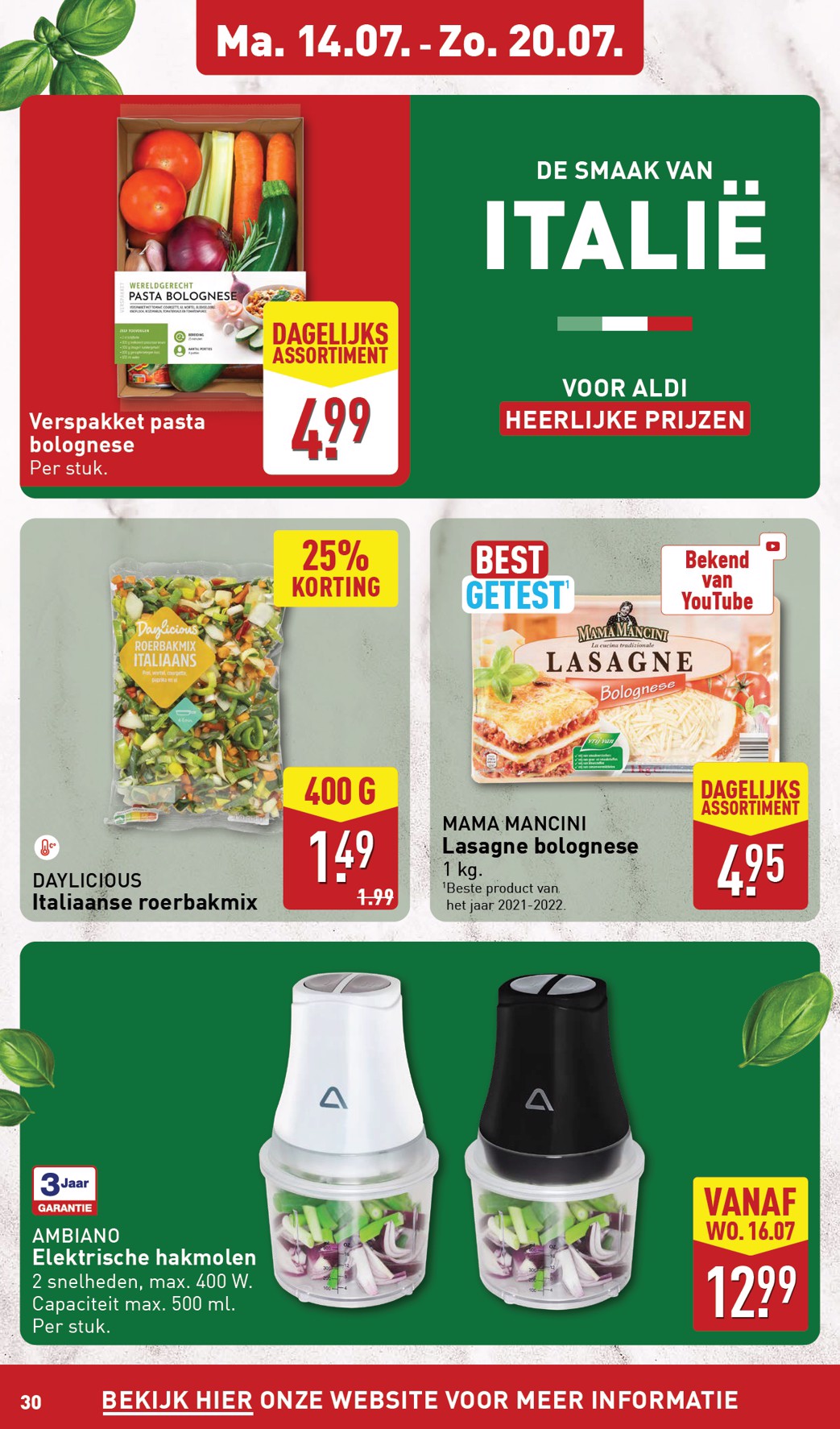 aldi - ALDI folder geldig vanaf 14-07 t/m 20-07 - page: 30