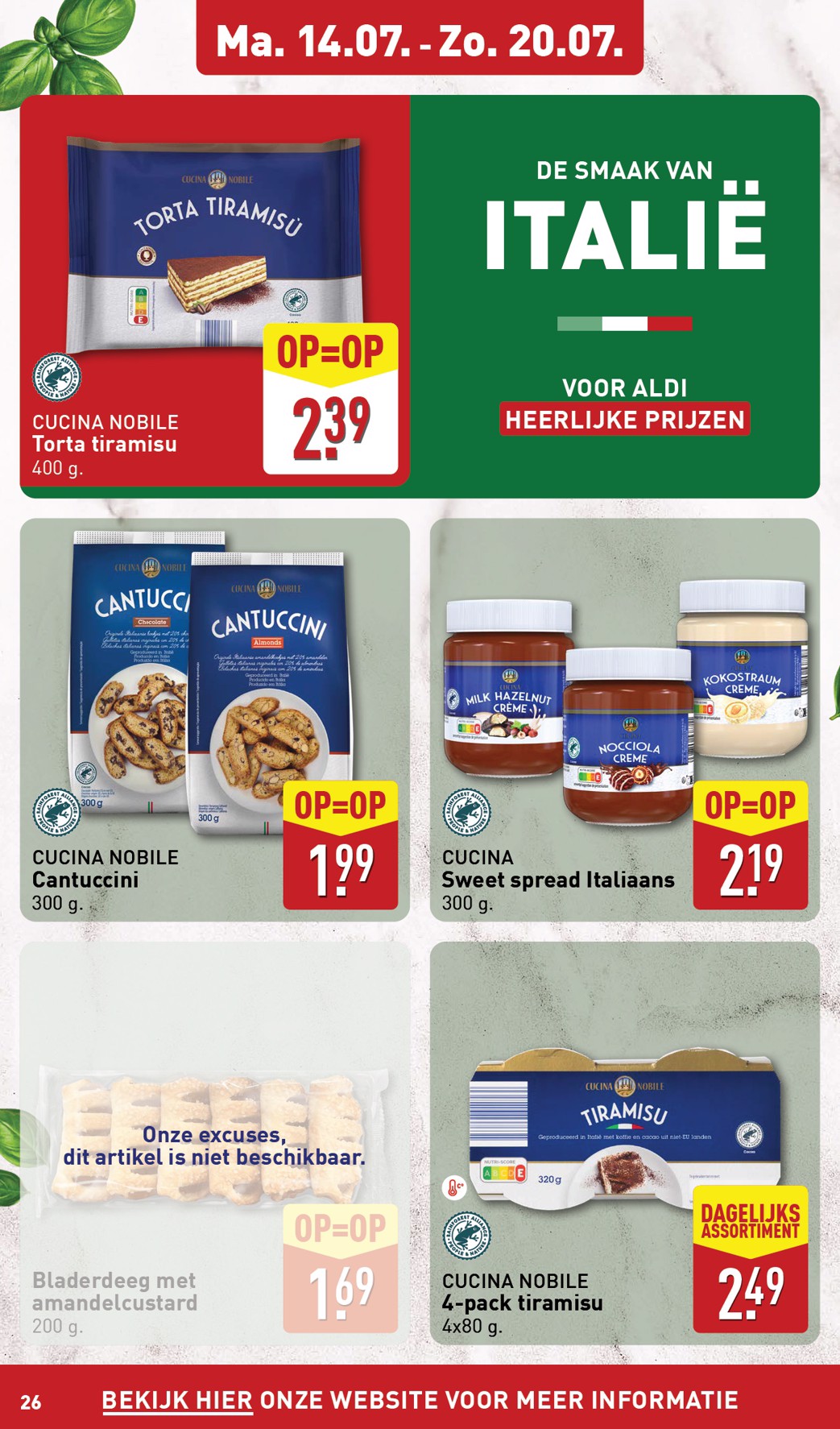 aldi - ALDI folder geldig vanaf 14-07 t/m 20-07 - page: 26