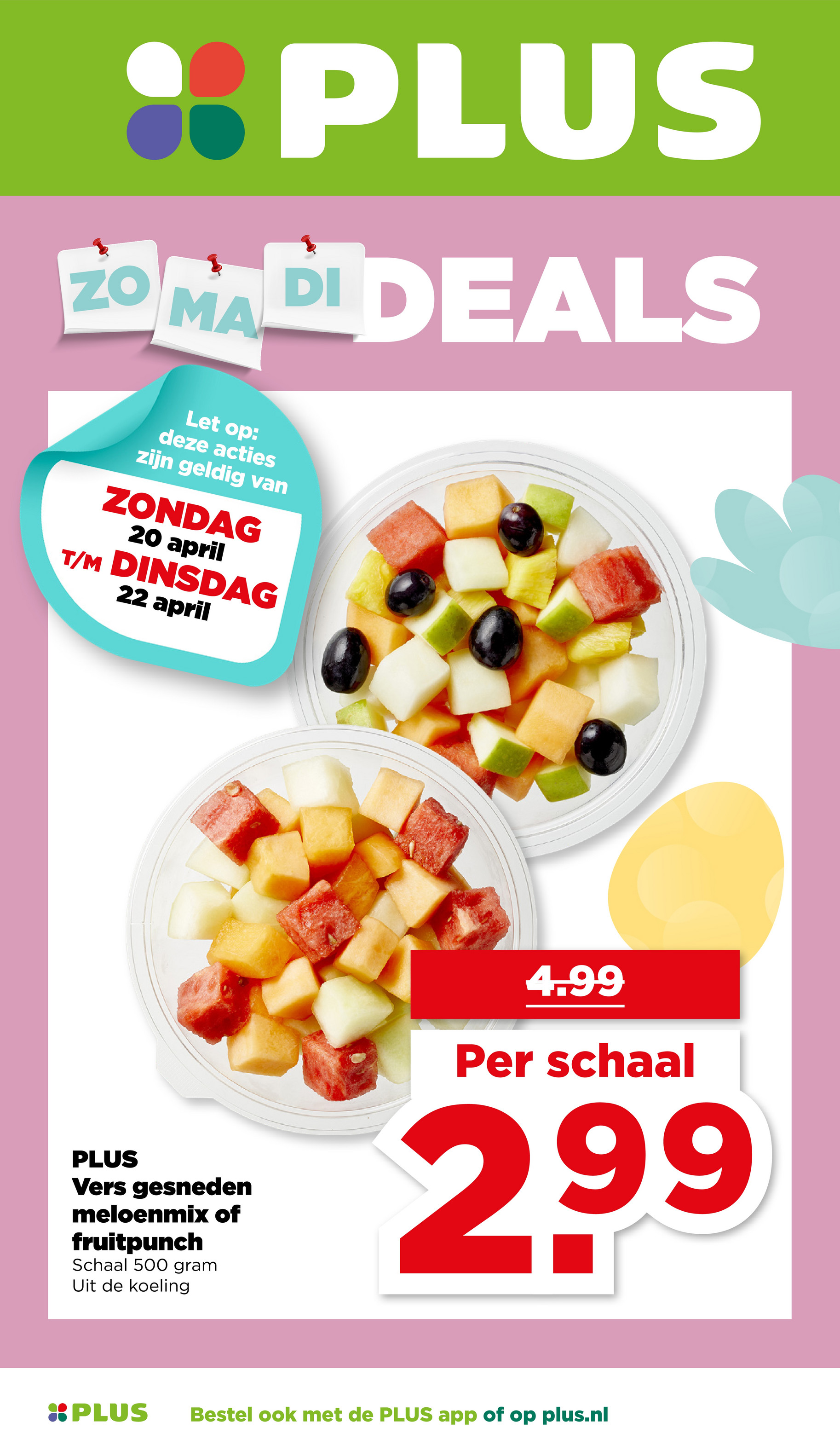 plus - PLUS - Zondag, Maandag, Dinsdag deals folder geldig vanaf 20-04 t/m 22-04