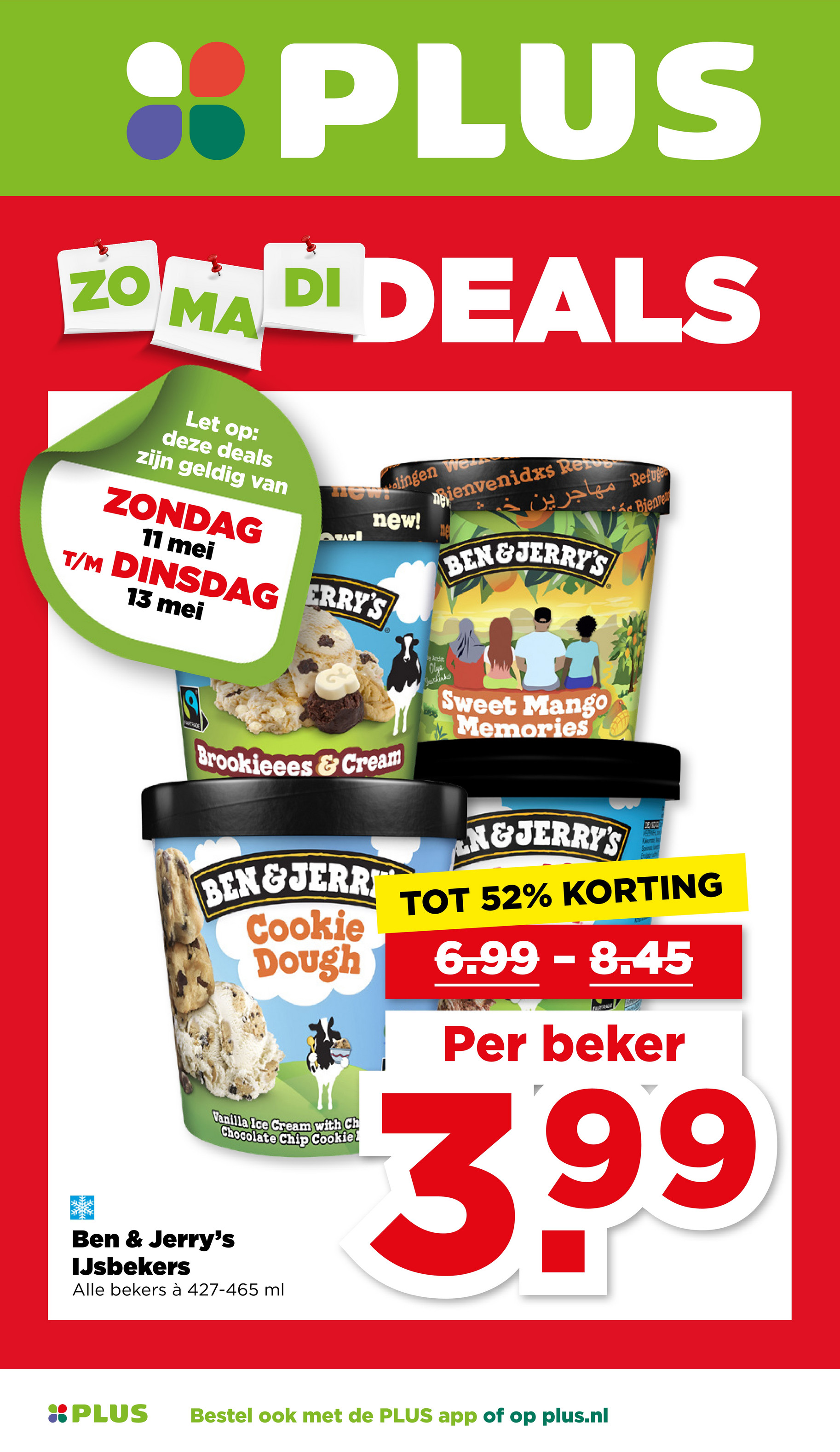 plus - PLUS - Zondag, Maandag, Dinsdag deals folder geldig vanaf 11-05 t/m 13-05 - page: 1