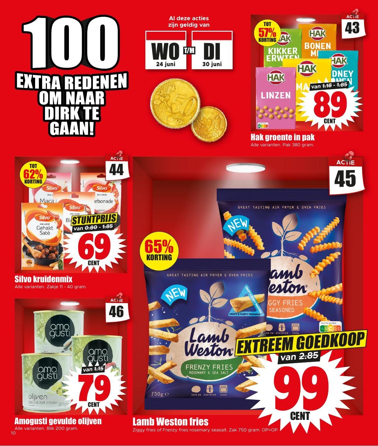 dirk - Huidige Dirk folder geldig van woensdag 24-06-2026 tot dinsdag 30-06-2026 - page: 10