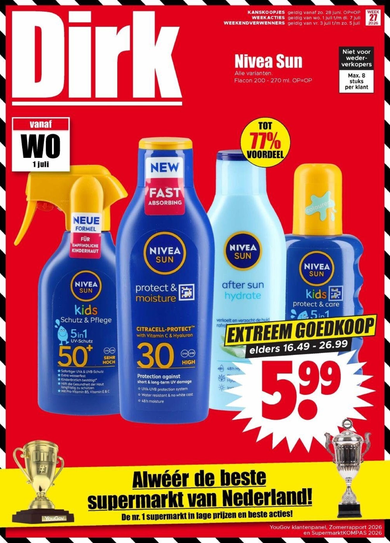 dirk - Dirk folder voor volgende week van woensdag 01-07-2026 tot dinsdag 07-07-2026 - page: 1