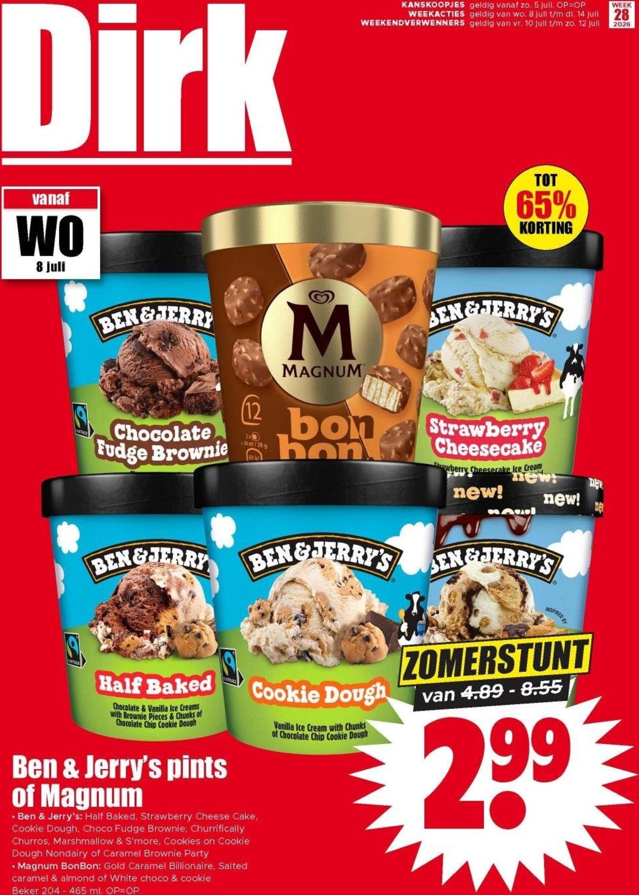dirk - Toekomstige Dirk folder geldig van woensdag 08-07-2026 tot dinsdag 14-07-2026