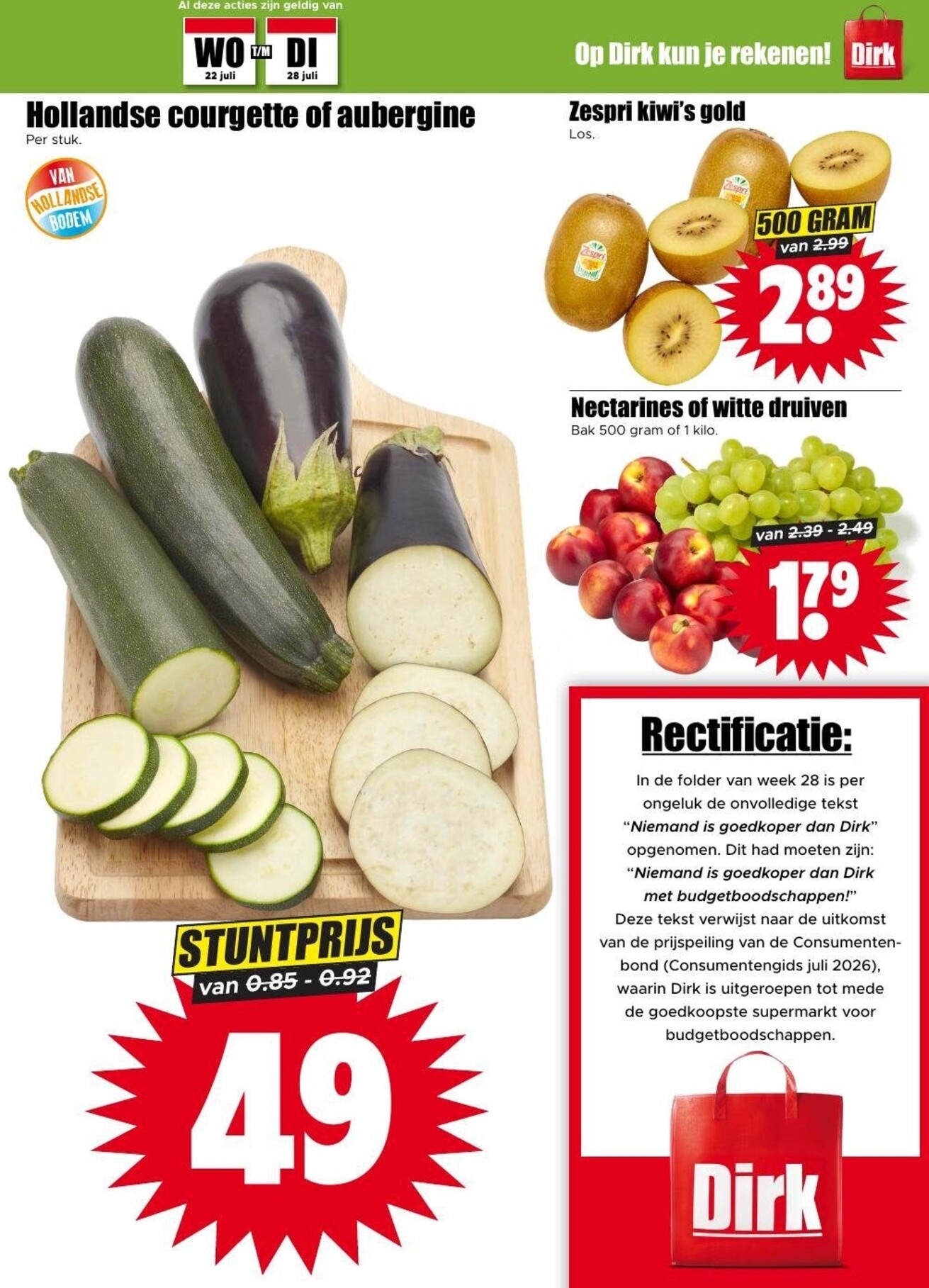 dirk - Dirk folder voor volgende week van woensdag 22-07-2026 tot dinsdag 28-07-2026 - page: 3