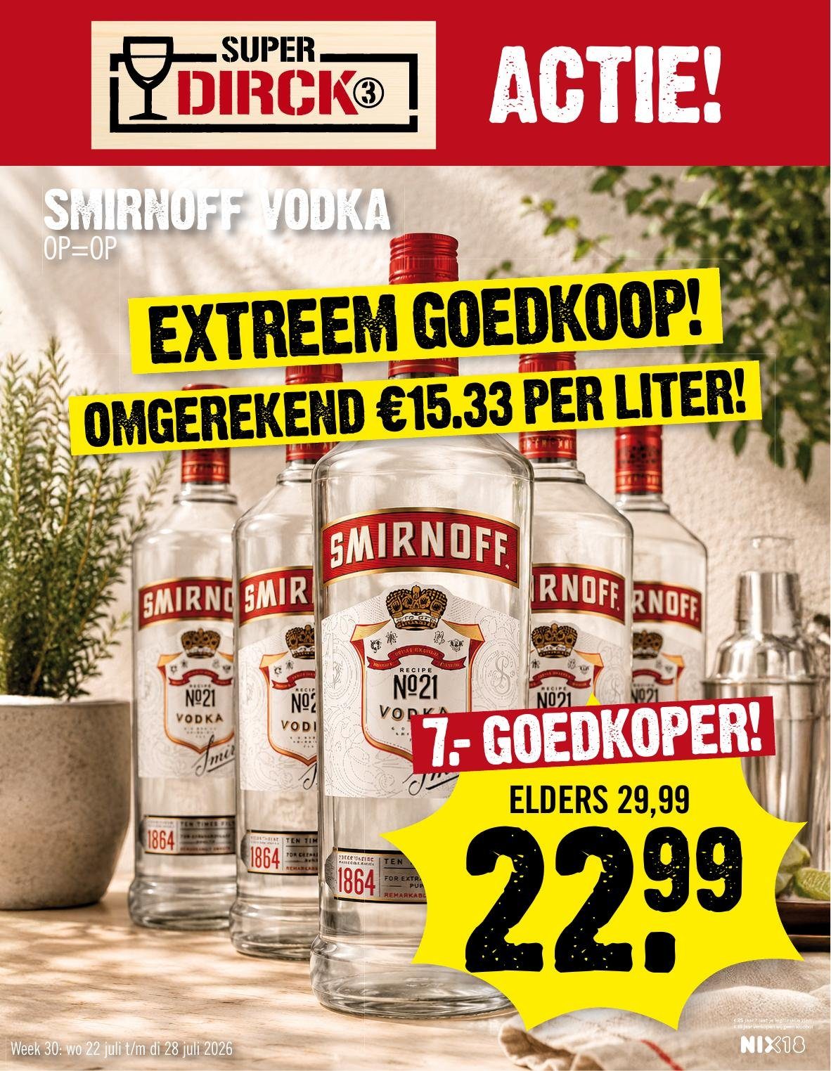 dirk - Huidige Super Dirck folder geldig van woensdag 22-07-2026 tot dinsdag 28-07-2026