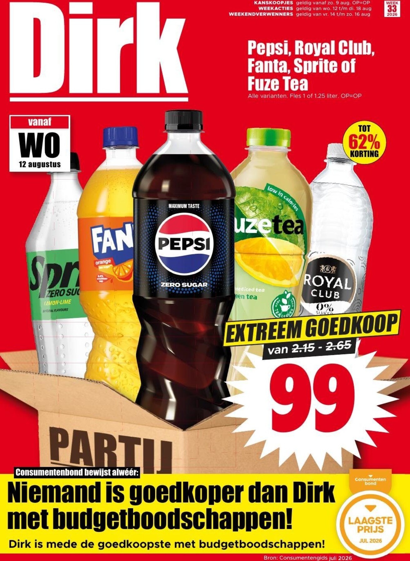 dirk - Toekomstige Dirk folder geldig van woensdag 12-08-2026 tot dinsdag 18-08-2026