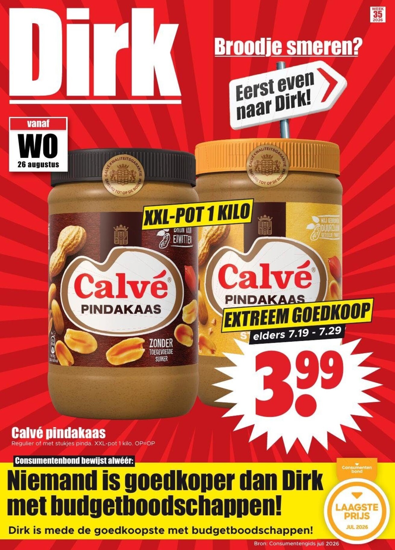 dirk - Dirk folder voor volgende week van woensdag 26-08-2026 tot dinsdag 01-09-2026 - page: 1