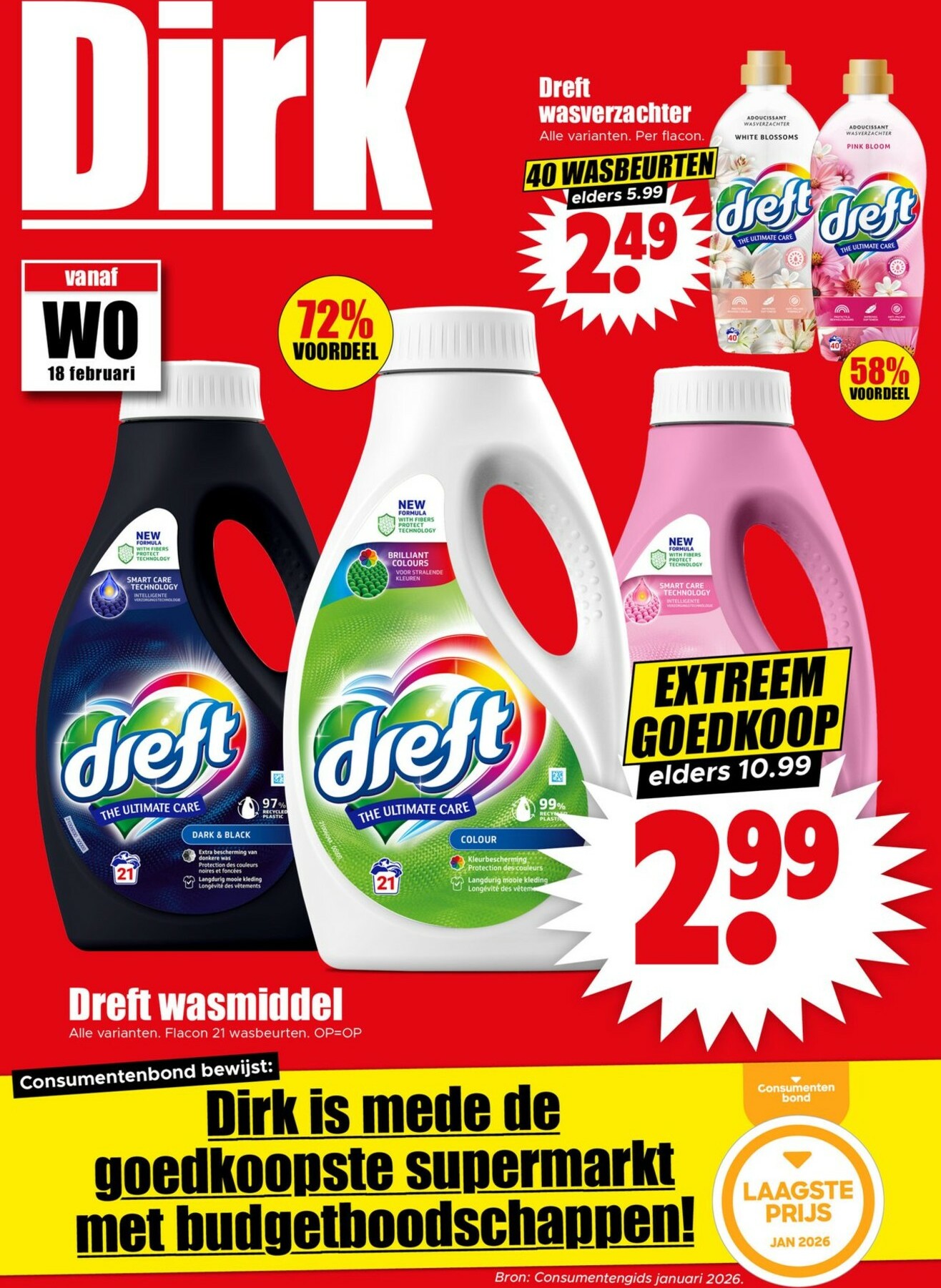 dirk - De Dirk folder geldig vanaf 18-02-2026 t/m 24-02-2026