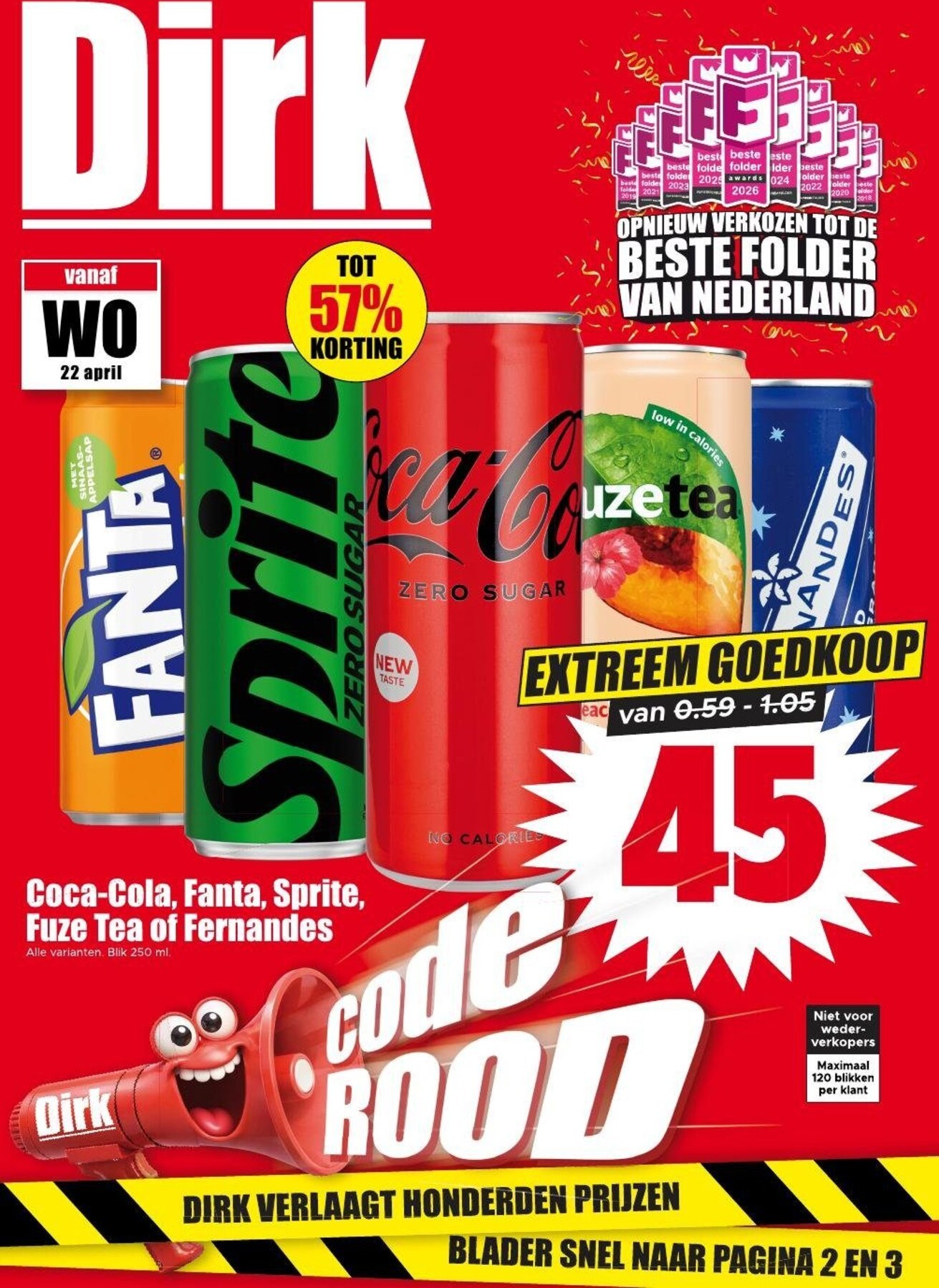 dirk - Dirk folder voor volgende week van woensdag 22-04-2026 tot dinsdag 28-04-2026