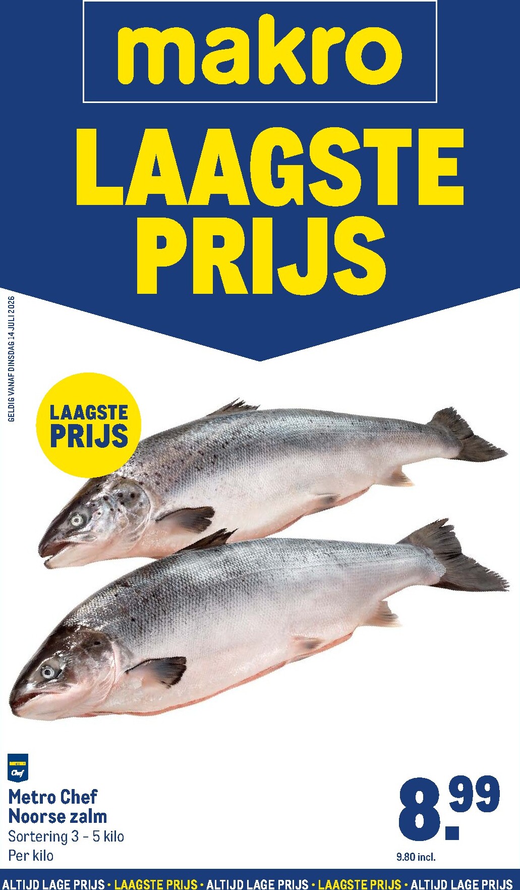 makro - Huidige Makro - Laagste prijs folder geldig van dinsdag 14-07-2026 tot vrijdag 31-07-2026
