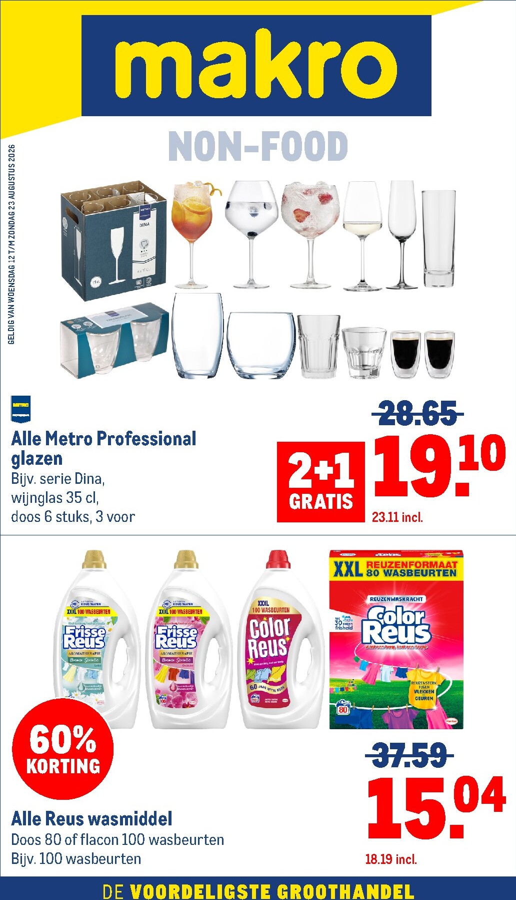makro - Toekomstige Makro - Non-Food folder geldig van woensdag 12-08-2026 tot zondag 23-08-2026