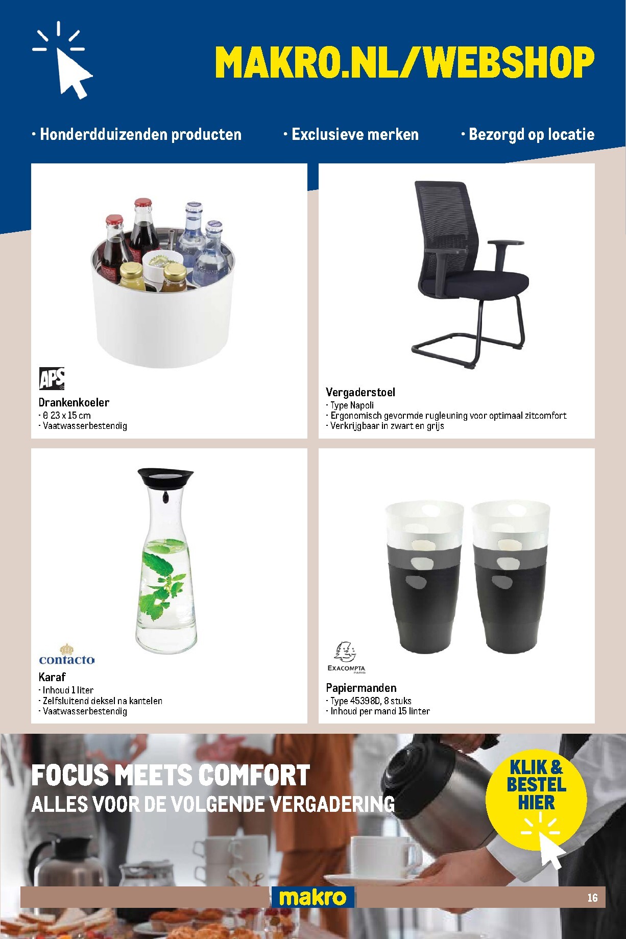 makro - Huidige Makro - Kantoor folder geldig van zondag 09-08-2026 tot woensdag 09-12-2026 - page: 16
