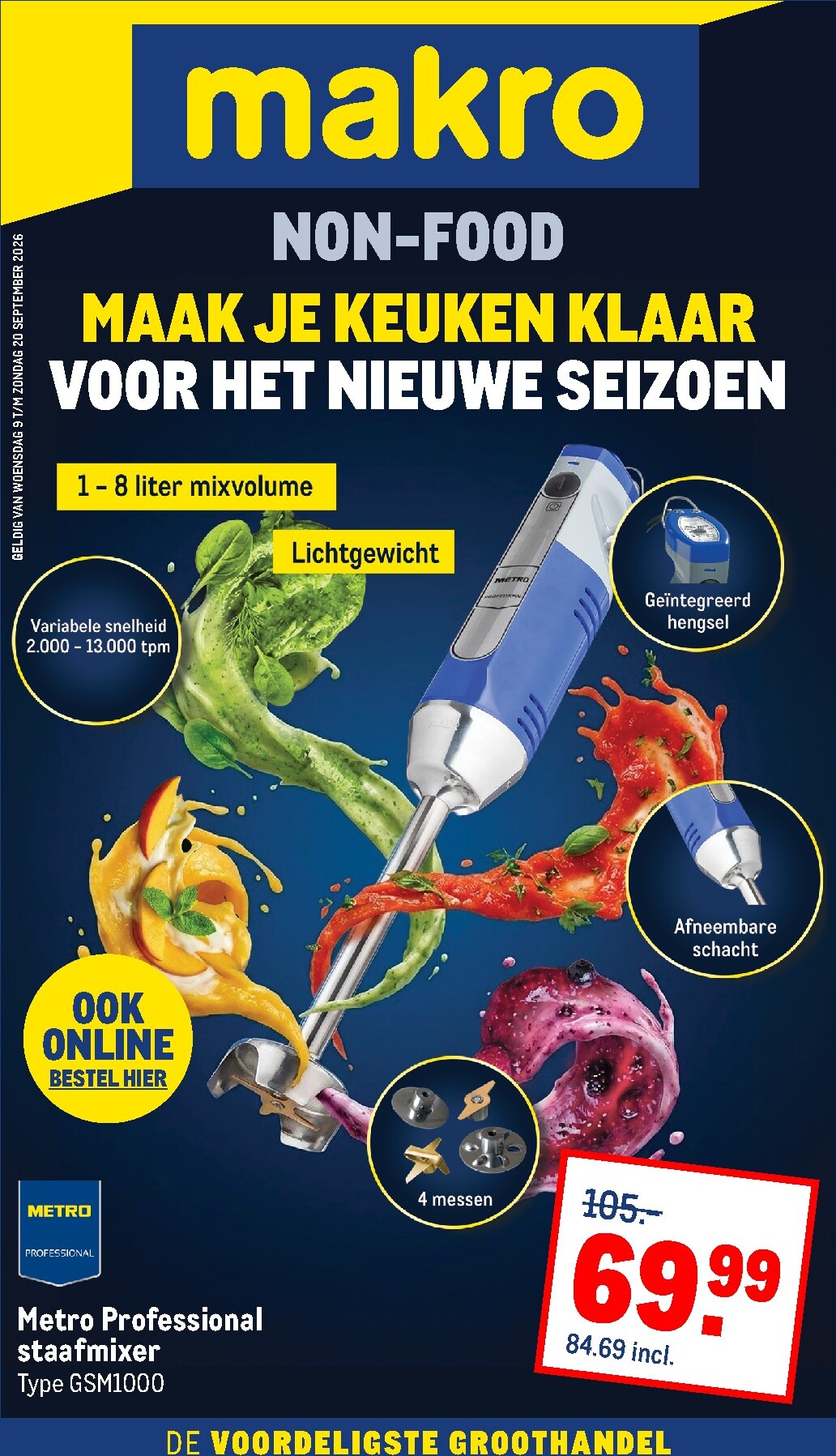 makro - Huidige Makro - Non-Food folder geldig van woensdag 09-09-2026 tot zondag 20-09-2026