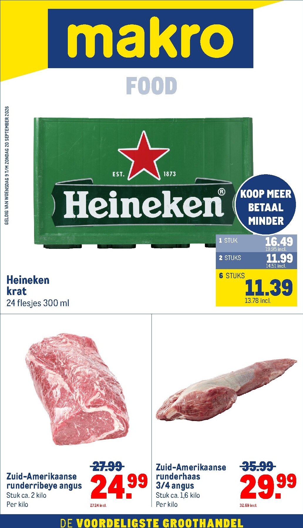 makro - Huidige Makro folder geldig van woensdag 09-09-2026 tot zondag 20-09-2026