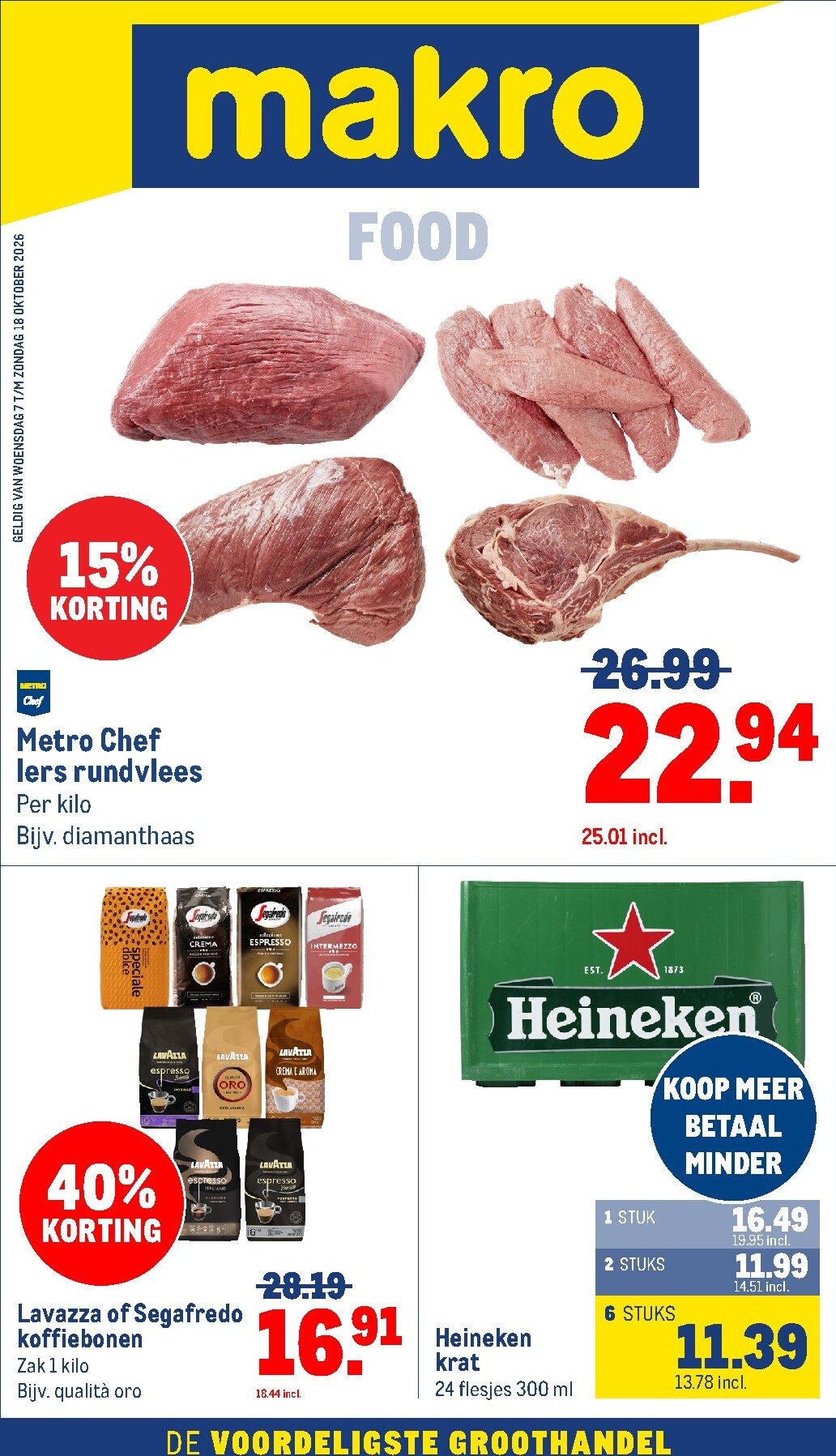 makro - Makro folder voor volgende week van woensdag 07-10-2026 tot zondag 18-10-2026 - page: 1