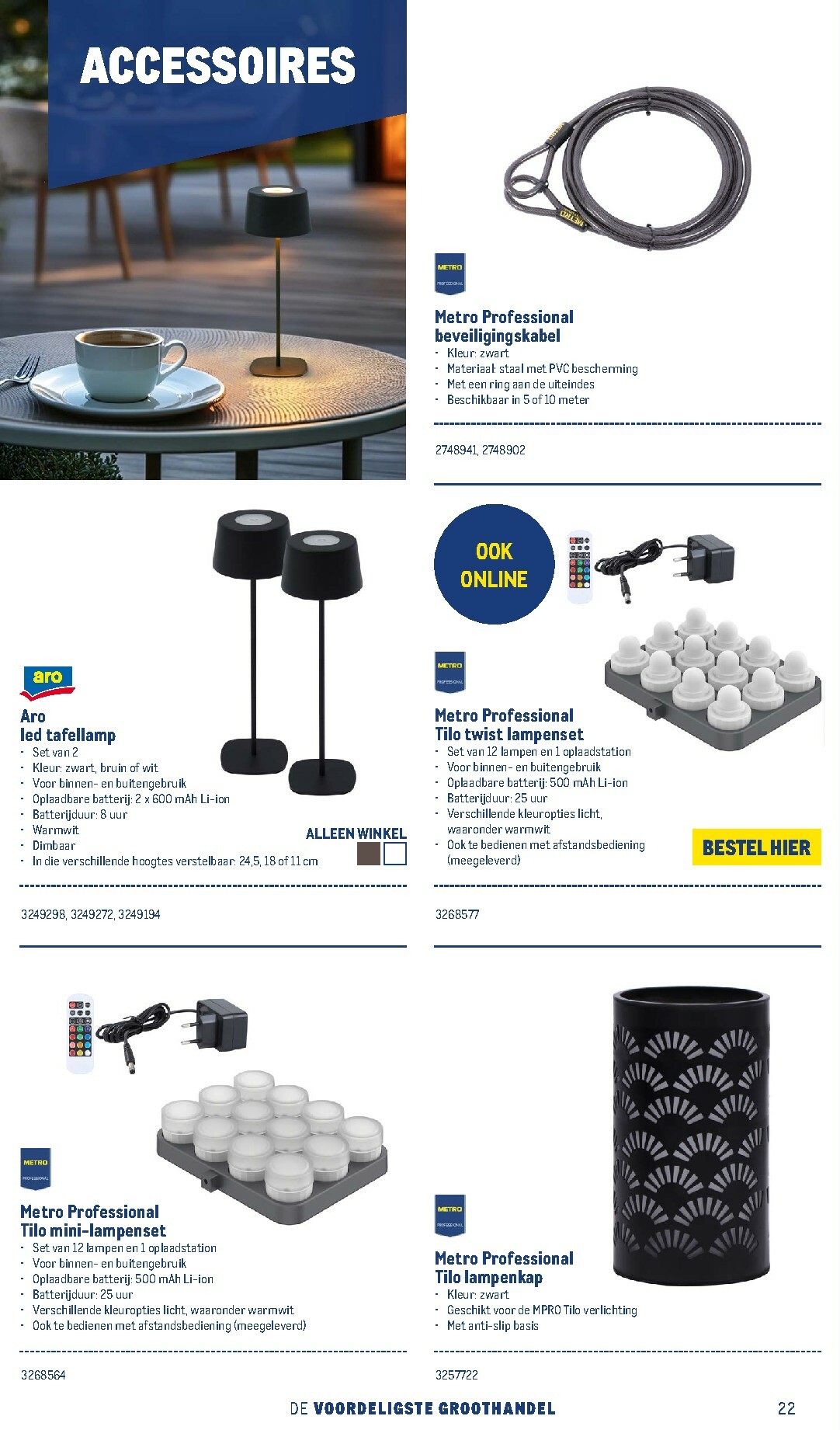 makro - De Makro - Terras folder geldig vanaf 12-01 t/m 31-12 - page: 22