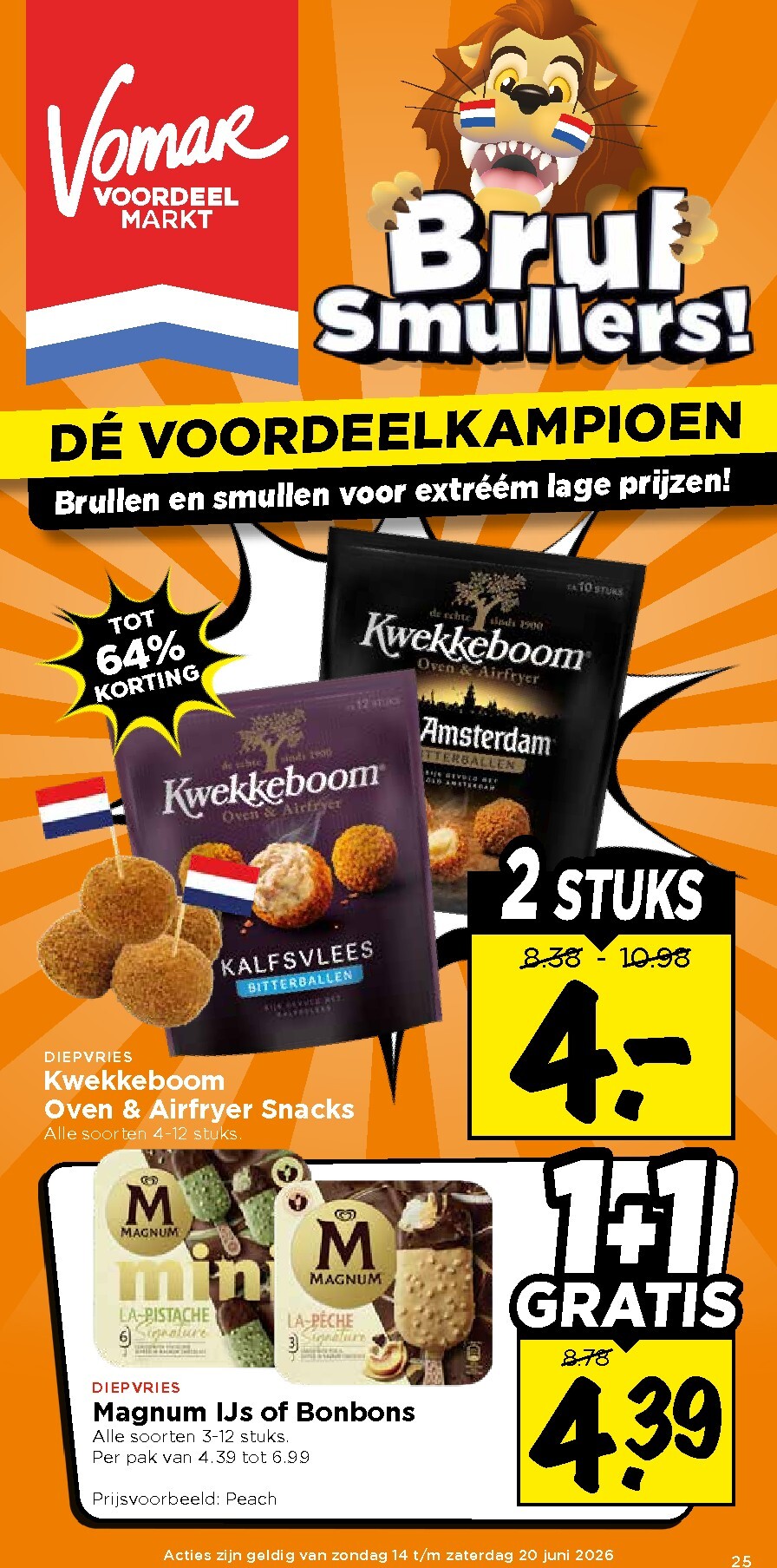 vomar - Vomar folder voor volgende week van zondag 14-06-2026 tot zaterdag 20-06-2026