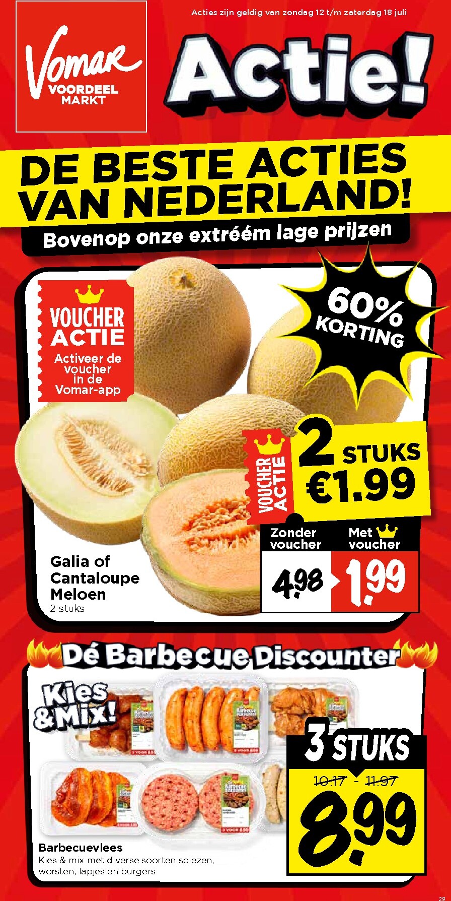 vomar - Huidige Vomar - Online weekfolder week 29 folder geldig van zondag 12-07-2026 tot zaterdag 18-07-2026 - page: 1