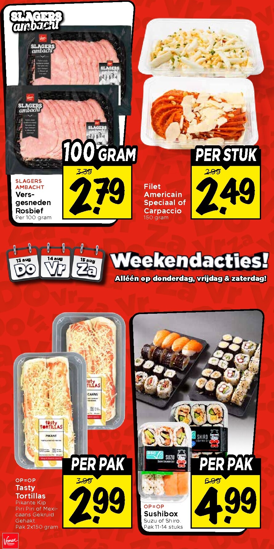 vomar - Huidige Vomar - Weekendfolder folder geldig van donderdag 13-08-2026 tot zaterdag 15-08-2026 - page: 4