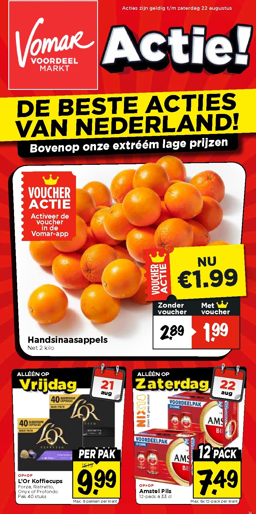 vomar - Huidige Vomar - Weekendfolder folder geldig van donderdag 20-08-2026 tot zaterdag 22-08-2026 - page: 1