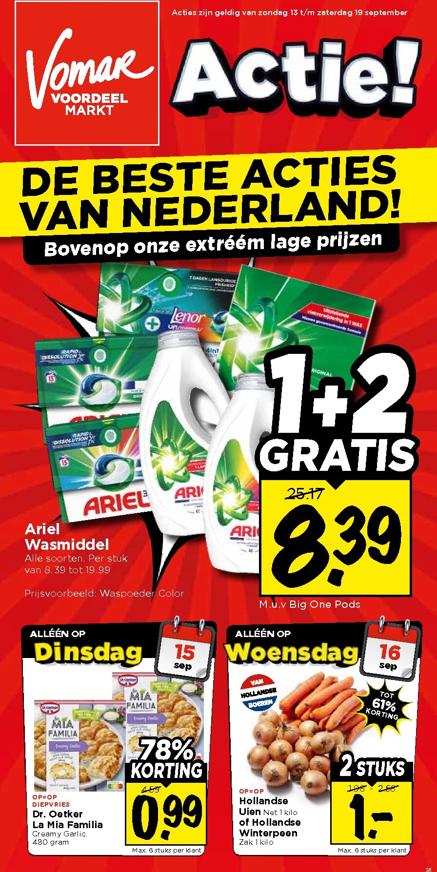 vomar - Vomar folder voor volgende week van zondag 13-09-2026 tot zaterdag 19-09-2026