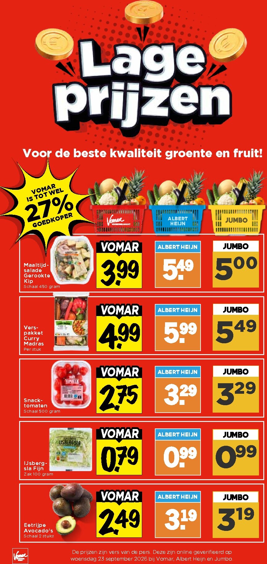 vomar - Huidige Vomar folder geldig van zondag 04-10-2026 tot zaterdag 10-10-2026 - page: 27