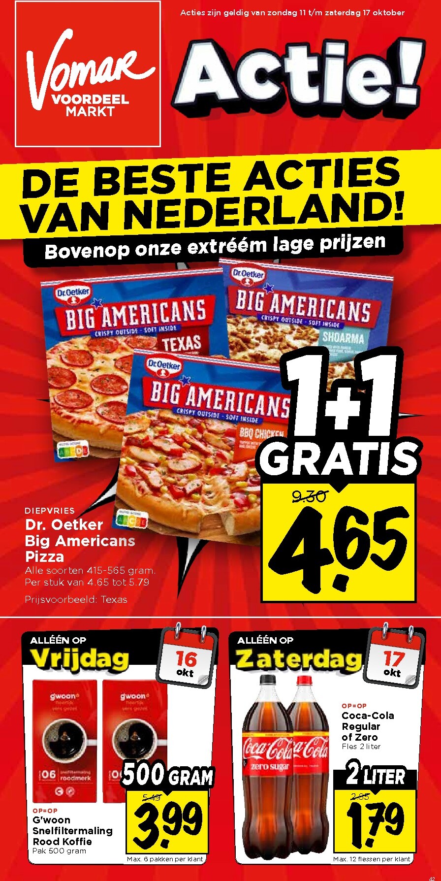 vomar - Vomar folder voor volgende week van zondag 11-10-2026 tot zaterdag 17-10-2026 - page: 1