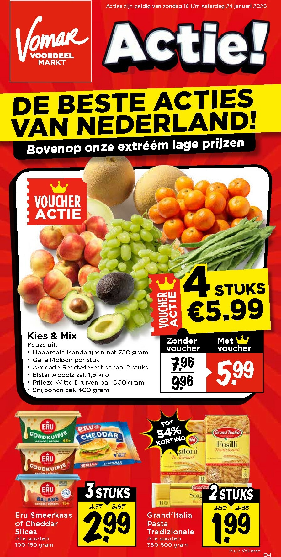 vomar - De Vomar folder geldig vanaf 18-01 t/m 24-01