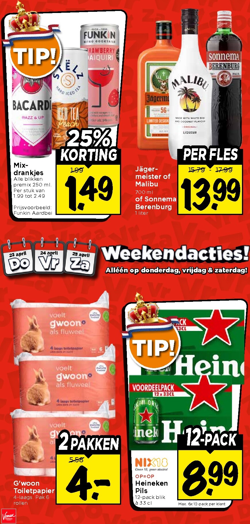 vomar - Huidige Vomar - Weekendfolder folder geldig van donderdag 23-04-2026 tot zaterdag 25-04-2026 - page: 2