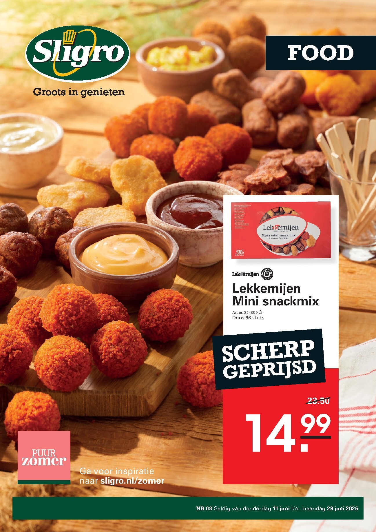 sligro - Huidige Sligro - Food folder geldig van donderdag 11-06-2026 tot maandag 29-06-2026