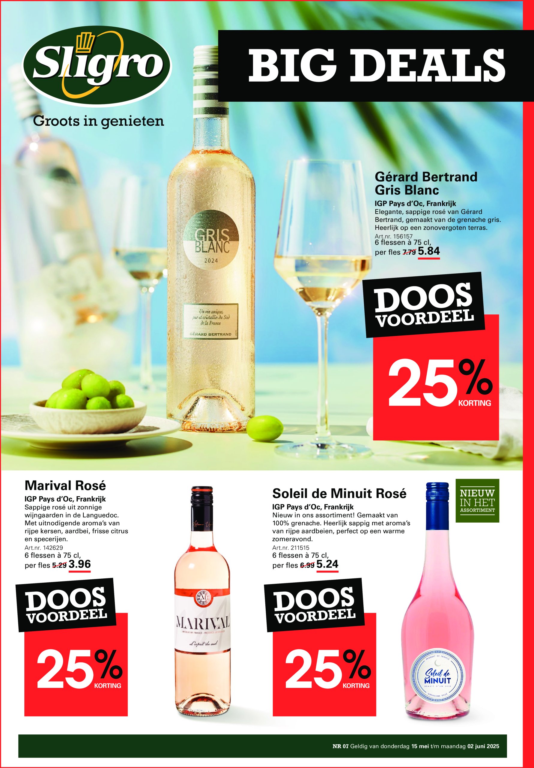 sligro - Sligro - Big Deals Rosé folder geldig vanaf 15-05 t/m 02-06