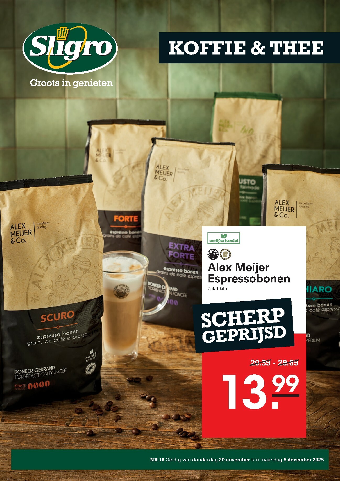 sligro - De Sligro - Koffiespecial folder geldig vanaf 20-11 t/m 08-12