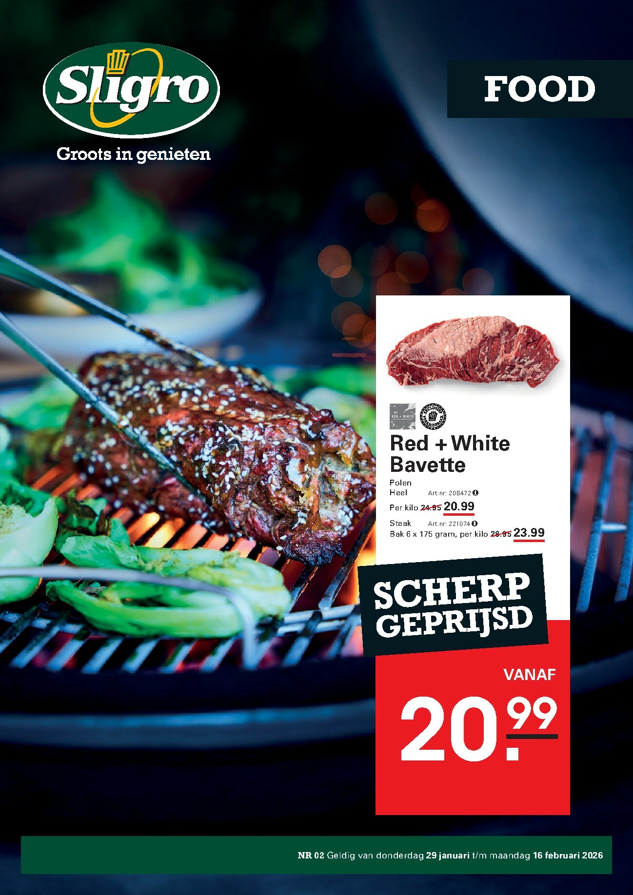 sligro - De Sligro - Food folder geldig vanaf 29-01 t/m 16-02