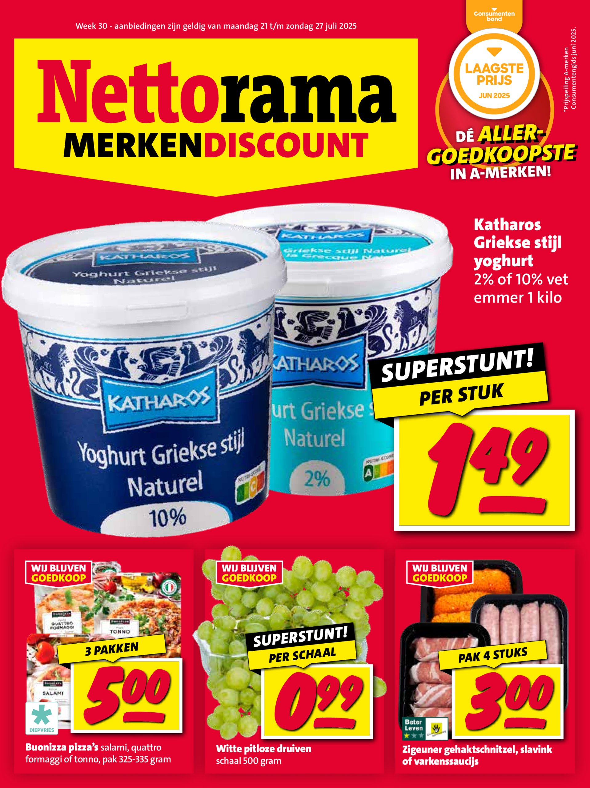 nettorama - Nettorama folder geldig vanaf 21-07 t/m 27-07