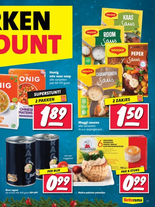 nettorama - De Nettorama folder geldig vanaf 15-12 t/m 28-12 - page: 21