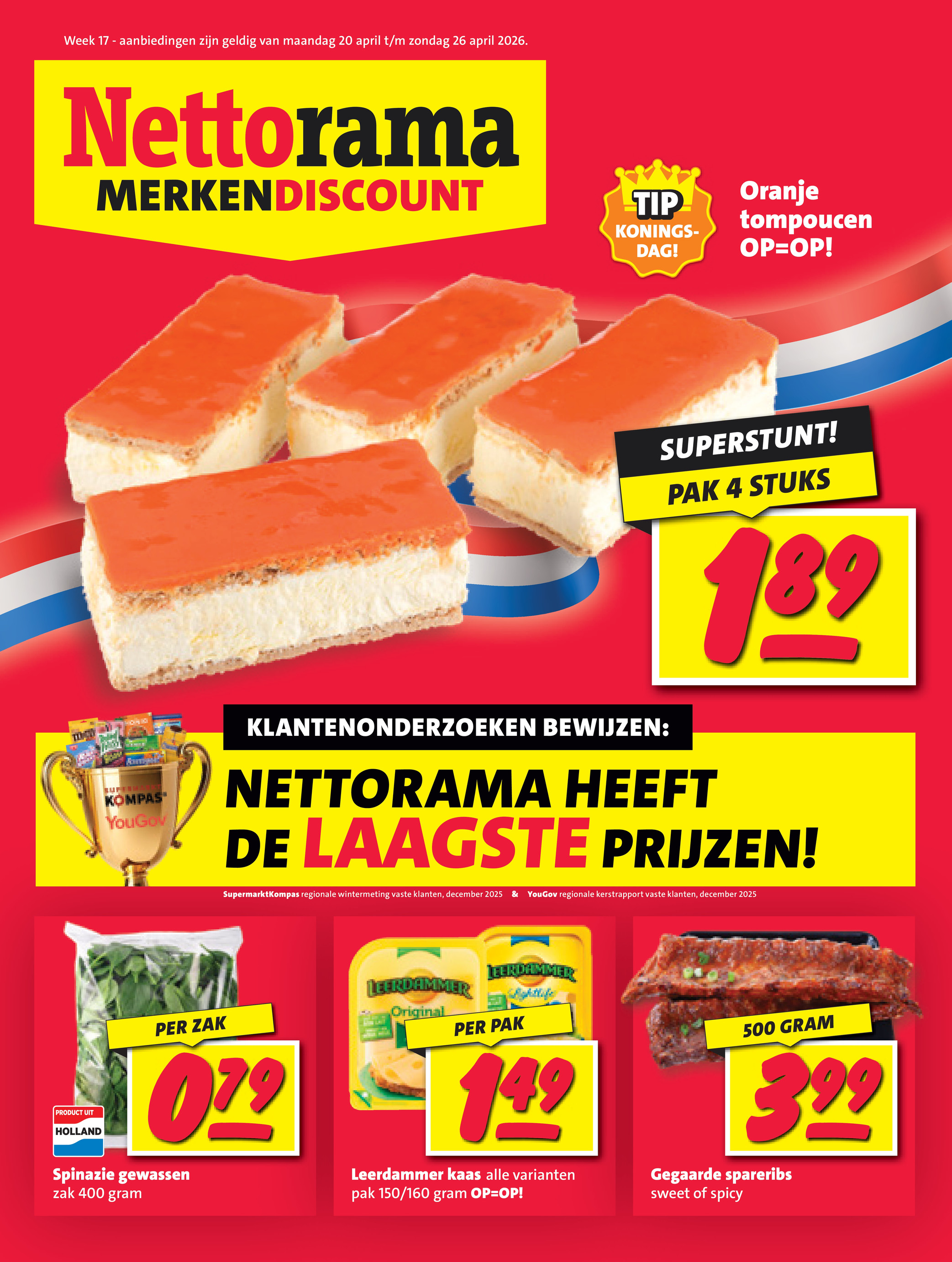 nettorama - Nettorama folder voor volgende week van maandag 20-04-2026 tot zondag 26-04-2026