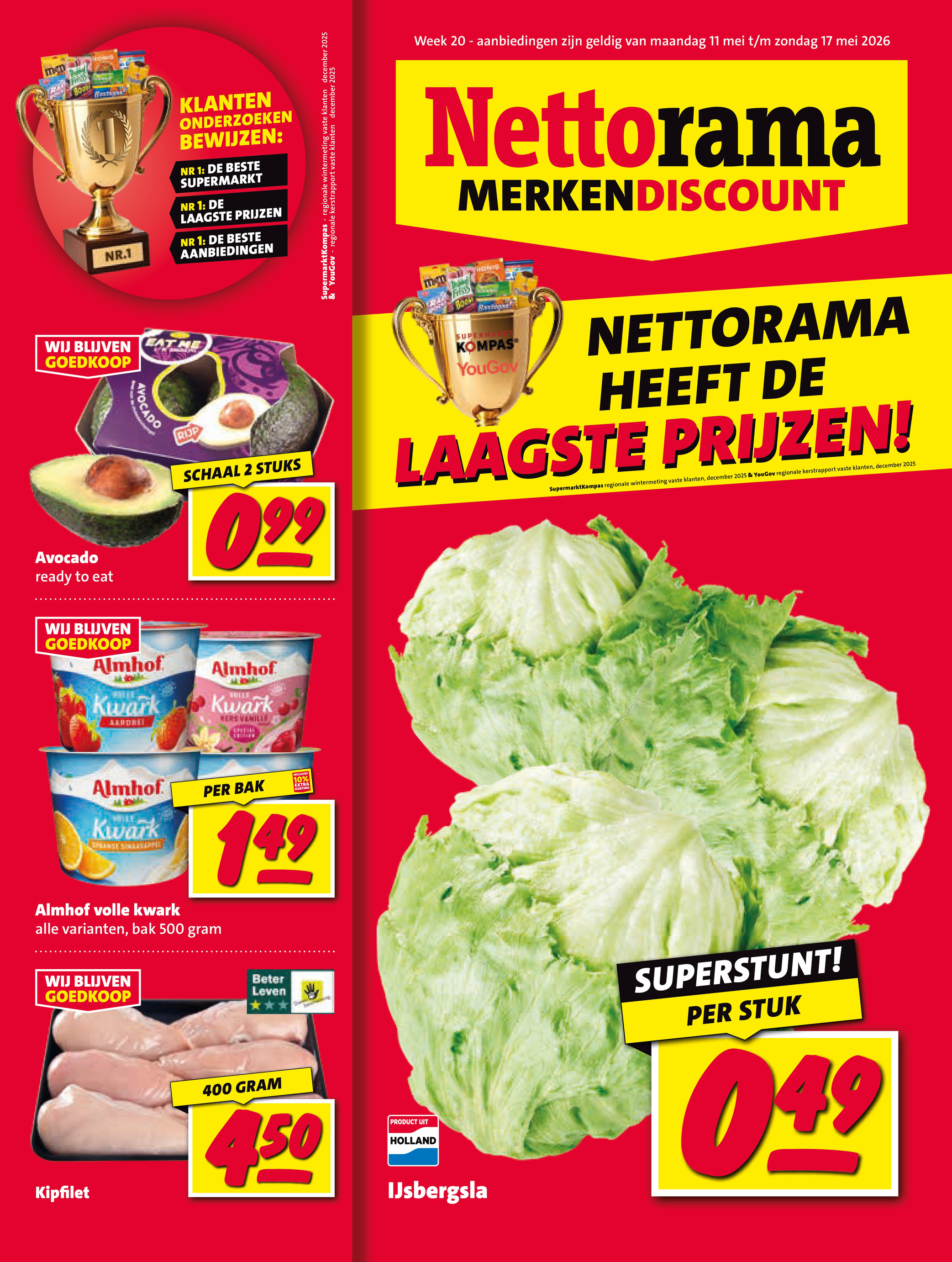 nettorama - Nettorama folder voor volgende week van maandag 11-05-2026 tot zondag 17-05-2026