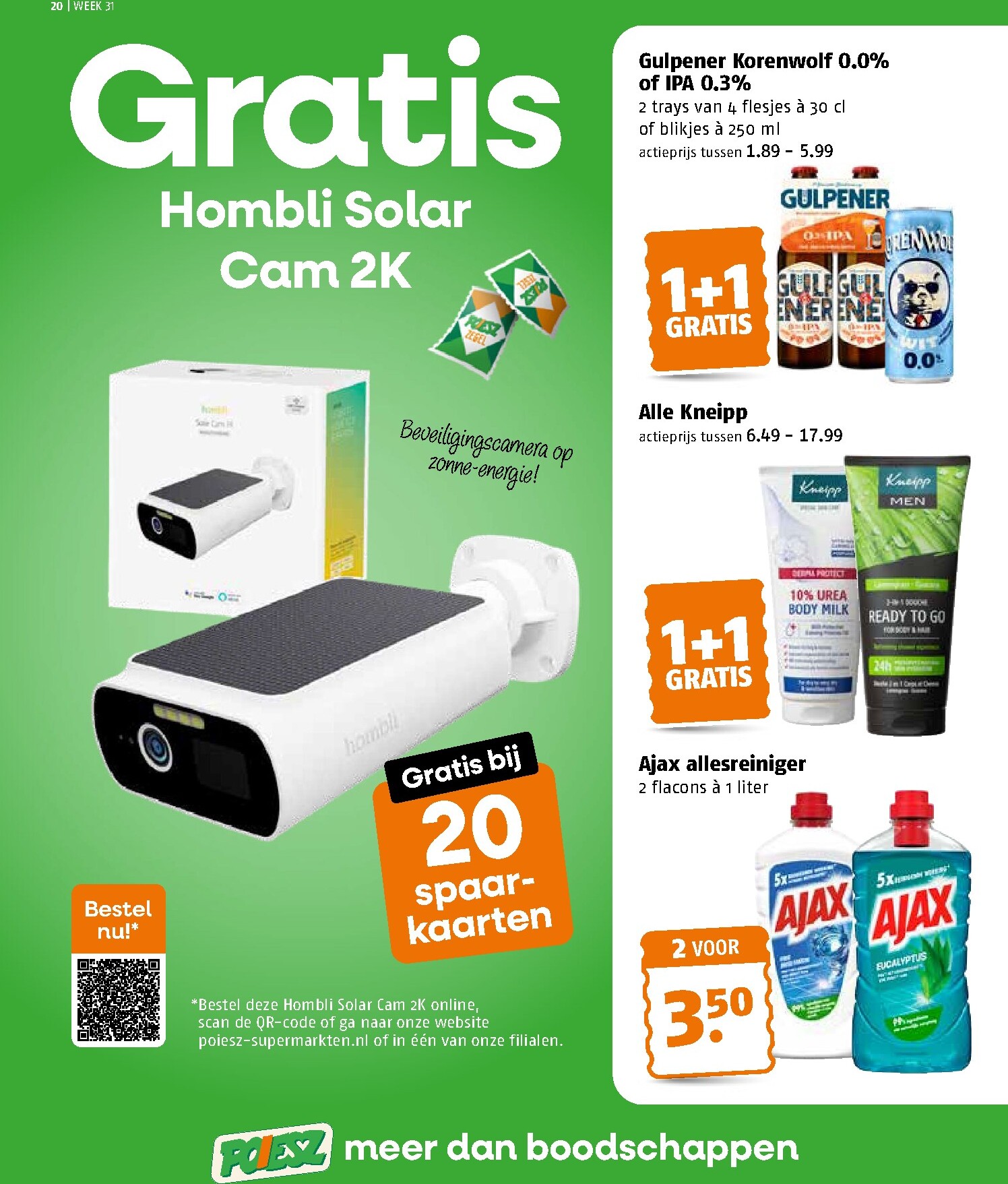 poiesz - Poiesz folder voor volgende week van zondag 26-07-2026 tot zaterdag 01-08-2026 - page: 20